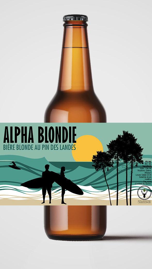 Bière Truck Brasserie L'Escource Alpha Blondie