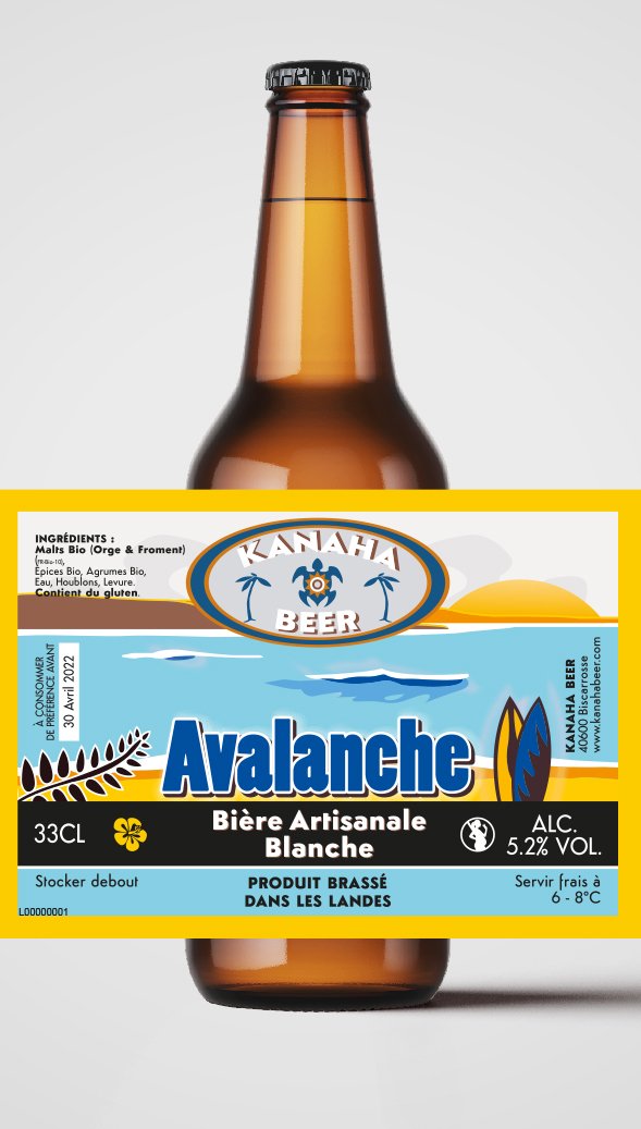 Bière Truck Brasserie Kanaha Beer Avalanche
